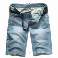 Men's Shorts, Jeans Fabric, Wear Well, Customized Logos Accepted